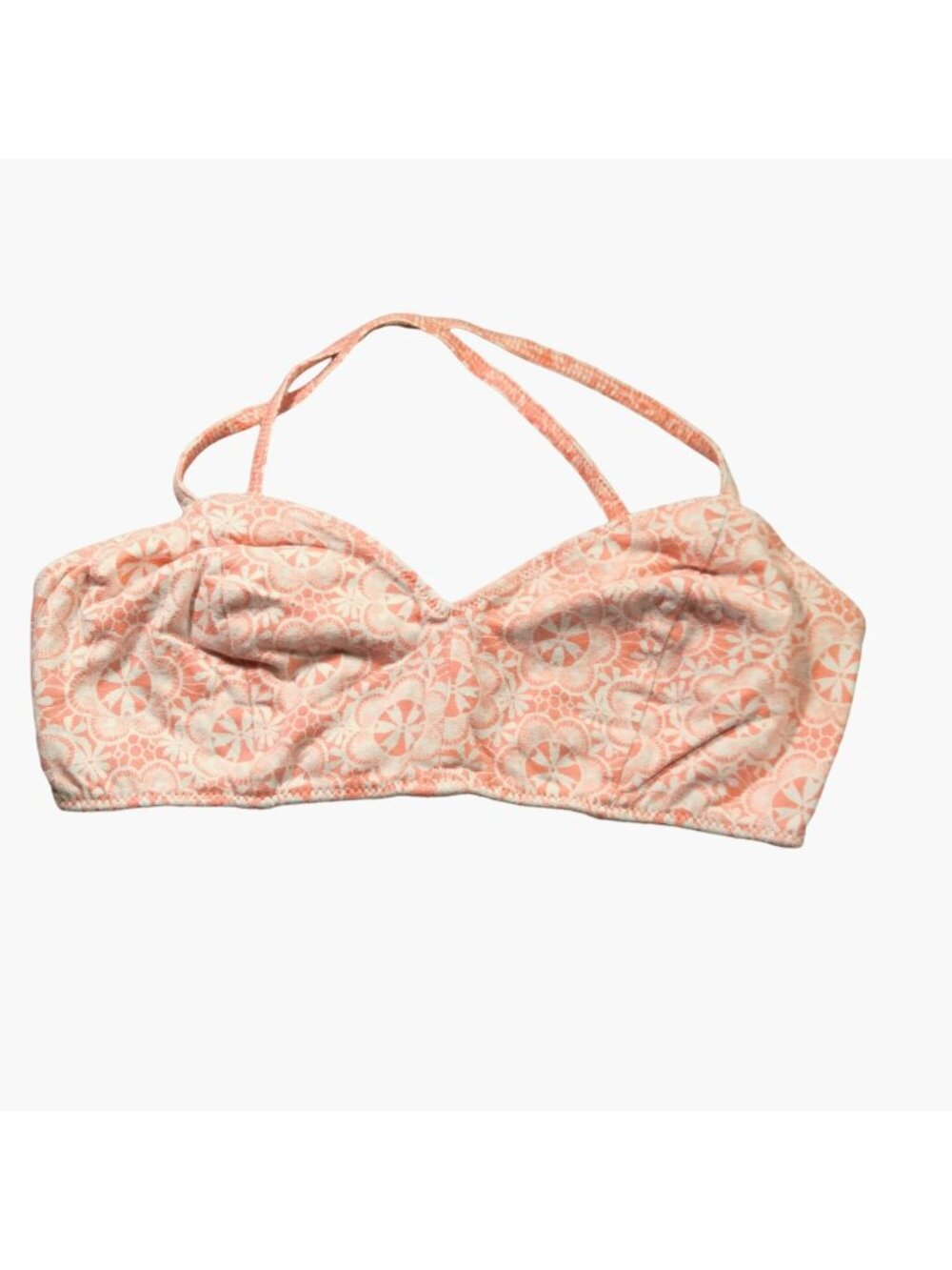 kirra swimsuit top M Peachy Pink Bikini Bra